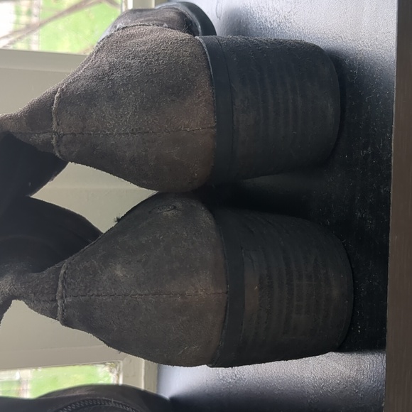 Born grey brown leather boots size 10m - Picture 6 of 7